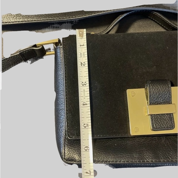 India Hicks The Lady P Bag Crossbody Purse Black Leather Bag Designer - Picture 12 of 15